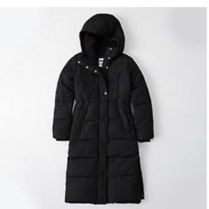 Long Abercrombie Black Coat